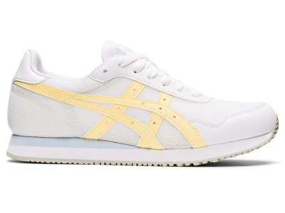 Women's Asics Tiger Runner Sneakers White/Butter Canada | CA1421-032