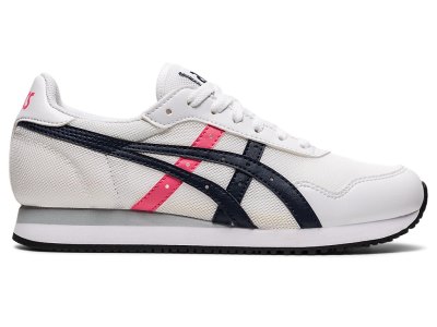 Women's Asics Tiger Runner Sneakers White/Midnight Canada | CA6023-117