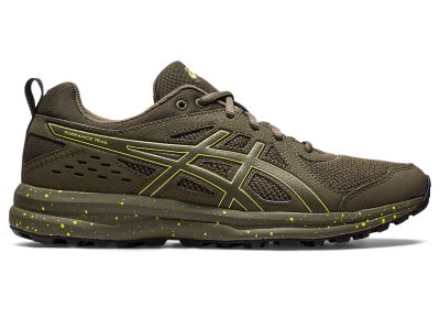 Women's Asics Torrance Trail Sneakers Brown Stone/Lemon Spark Canada | CA4749-555