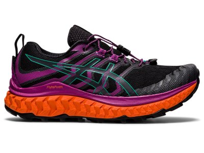 Women's Asics Trabuco Max Trail Running Shoes Black/Digital Grape Canada | CA5161-437