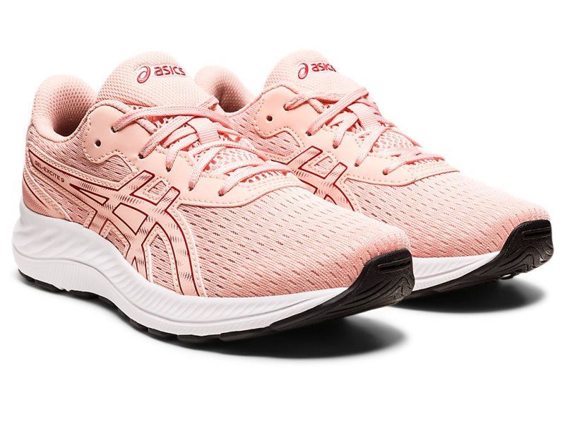 Kids' Asics Gel-eXCite 9 Sports Shoes Frosted Rose/Cranberry Canada | CA5995-010