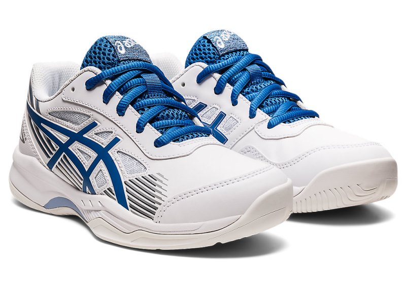 Kids' Asics Gel-game 8 Sports Shoes White/Lake Drive Canada | CA8562-719