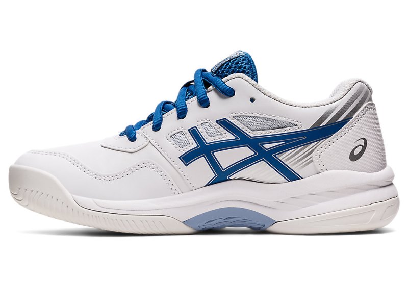 Kids' Asics Gel-game 8 Sports Shoes White/Lake Drive Canada | CA8562-719