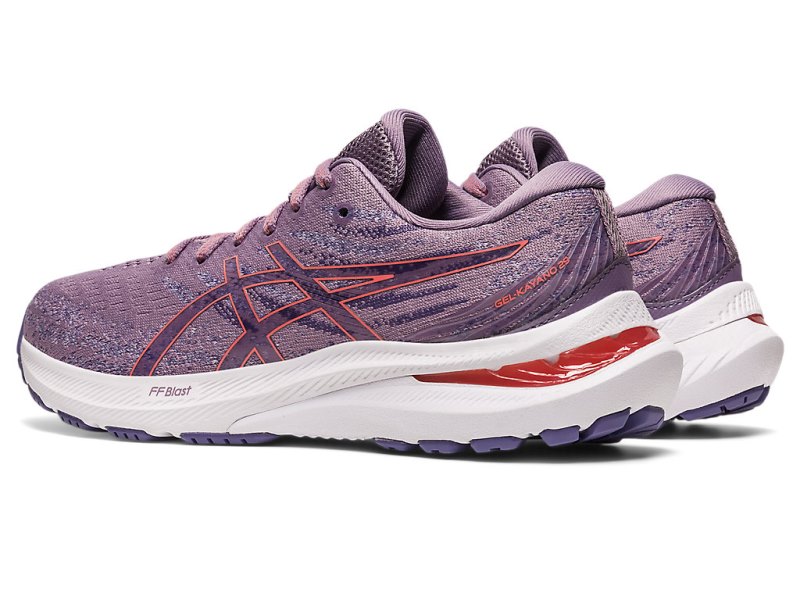 Kids' Asics Gel-kayano 29 Sports Shoes Violet Quartz/Papaya Canada | CA2774-556