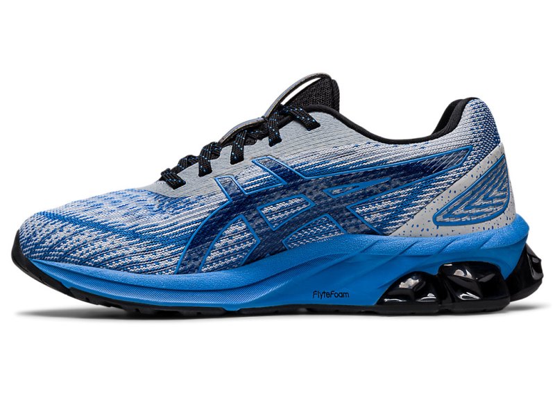 Kids' Asics Gel-quantum 180 VII Sports Shoes Blue Coast/Glacier Grey Canada | CA2127-244