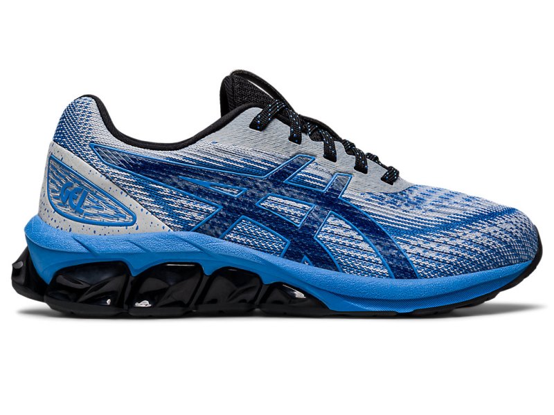 Kids\' Asics Gel-quantum 180 VII Sports Shoes Blue Coast/Glacier Grey Canada | CA2127-244