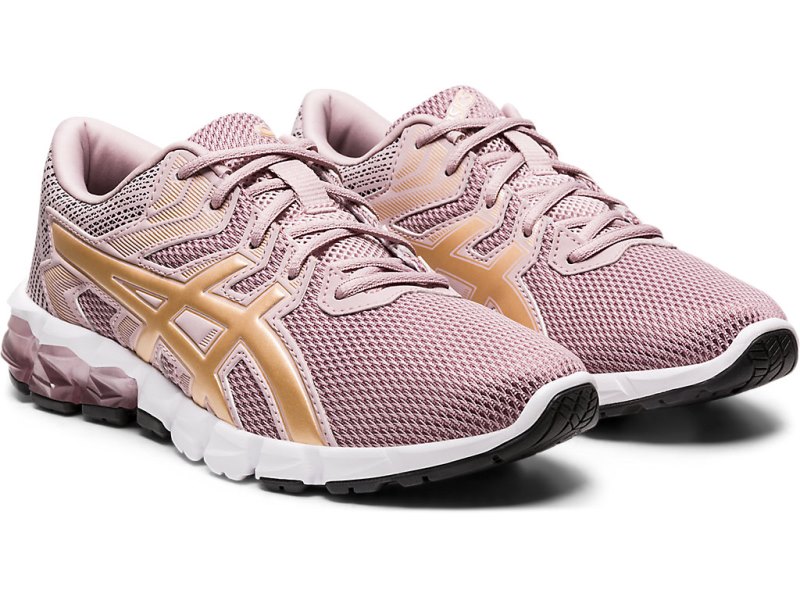 Kids' Asics Gel-quantum 90 2 Sports Shoes Watershed Rose/Champagne Canada | CA7943-666