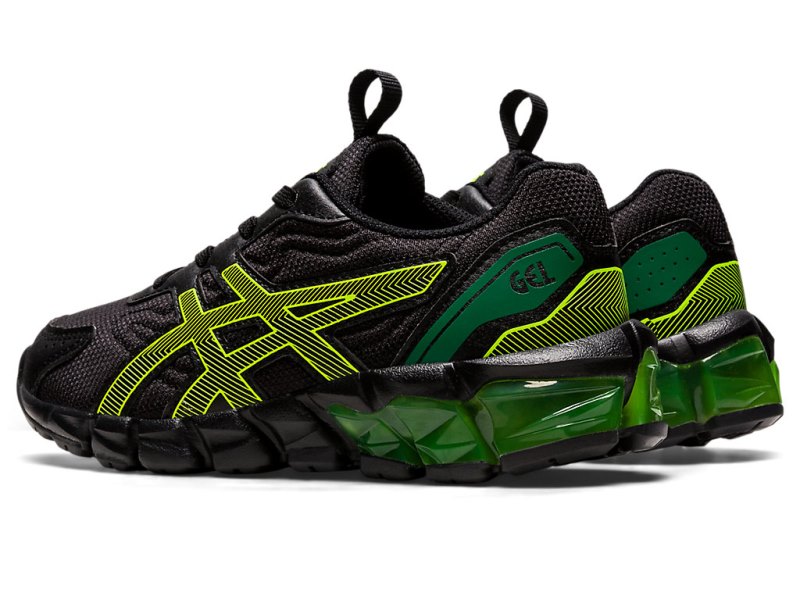 Kids' Asics Gel-quantum 90 3 Running Shoes Black/Safety Yellow Canada | CA3086-487