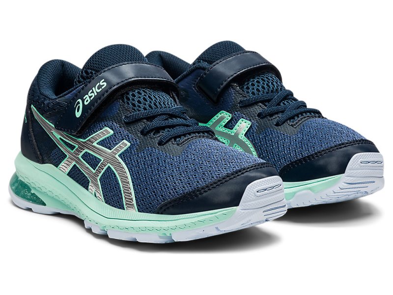 Kids' Asics Gt-1000 10 Running Shoes Thunder Blue/Pure Silver Canada | CA8185-692