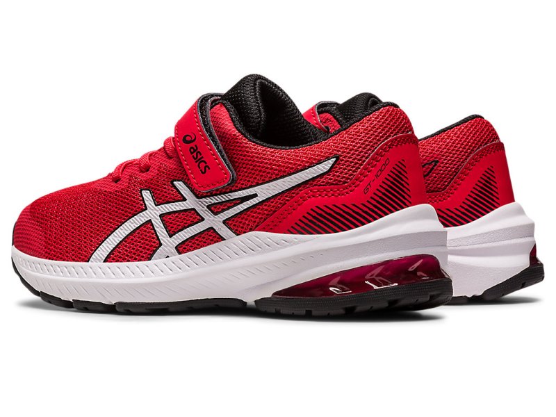 Kids' Asics Gt-1000 11 Sports Shoes Electric Red/White Canada | CA0983-060