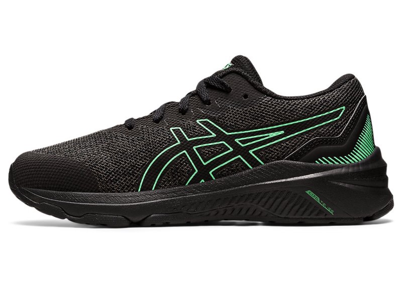 Kids' Asics Gt-1000 11 Sports Shoes Graphite Grey/New Leaf Canada | CA1543-328