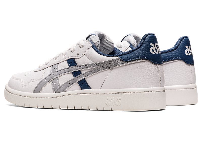 Kids' Asics Japan S Netball Shoes White/Piedmont Grey Canada | CA2038-866