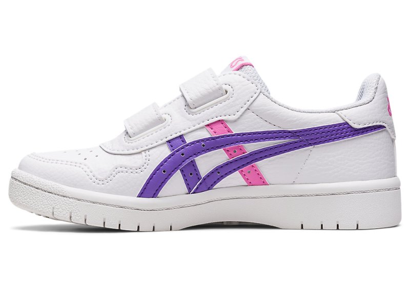 Kids' Asics Japan S Netball Shoes White/Amethyst Canada | CA3239-032