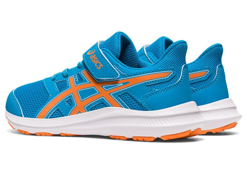 Kids' Asics Jolt 4 Sports Shoes Island Blue/Sun Peach Canada | CA4818-861