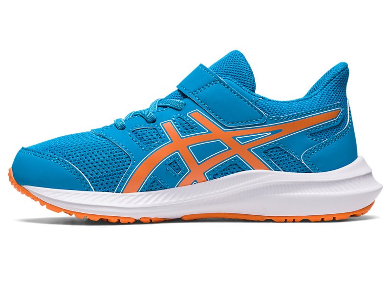 Kids' Asics Jolt 4 Sports Shoes Island Blue/Sun Peach Canada | CA4818-861