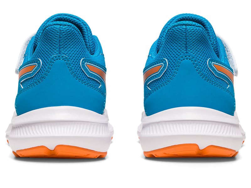 Kids' Asics Jolt 4 Sports Shoes Island Blue/Sun Peach Canada | CA4818-861