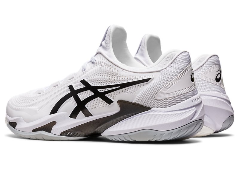 Men's Asics Court FF 3 Tennis Shoes White/Black Canada | CA6768-290