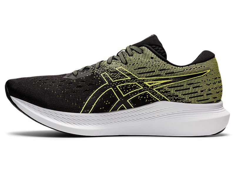 Men's Asics Evoride 2 Running Shoes Black/Glow Yellow Canada | CA2065-804