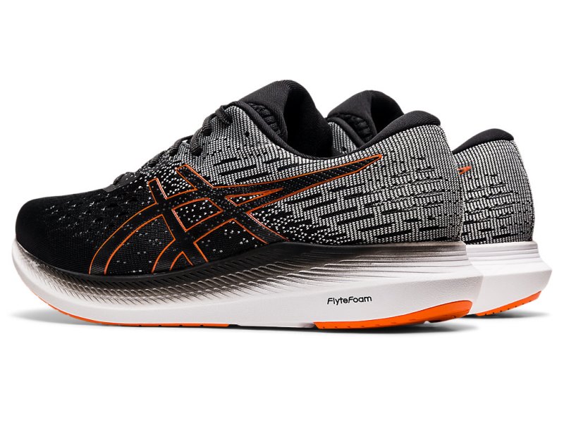 Men's Asics Evoride 2 Running Shoes Black/Marigold Orange Canada | CA8964-304