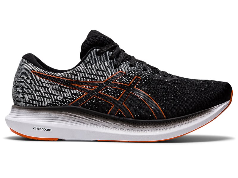 Men\'s Asics Evoride 2 Running Shoes Black/Marigold Orange Canada | CA8964-304