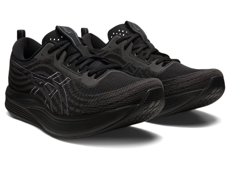 Men's Asics Evoride Speed Running Shoes Black/Carrier Grey Canada | CA2502-073