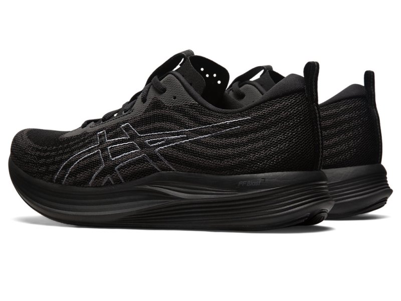 Men's Asics Evoride Speed Running Shoes Black/Carrier Grey Canada | CA2502-073