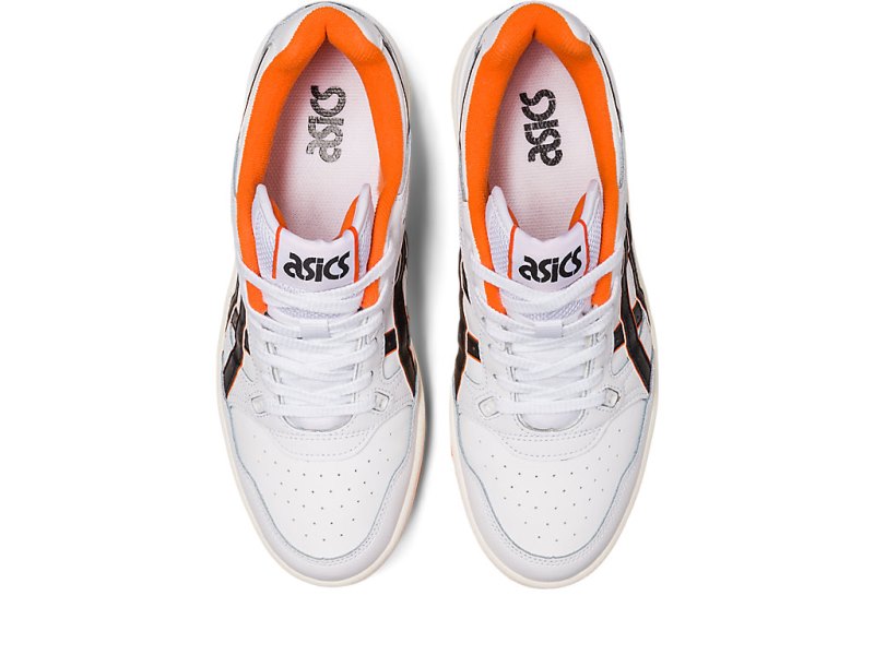 Men's Asics Ex89 Netball Shoes White/Habanero Canada | CA2386-724