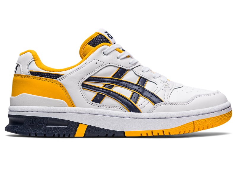 Men\'s Asics Ex89 Netball Shoes White/Midnight Canada | CA8902-234