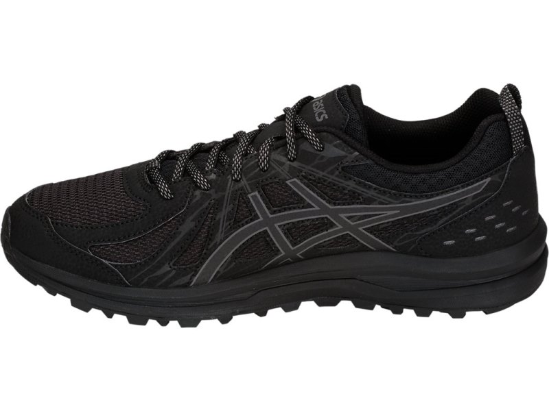 Men's Asics Frequent Trail Trail Running Shoes Black/Carbon Canada | CA0464-154