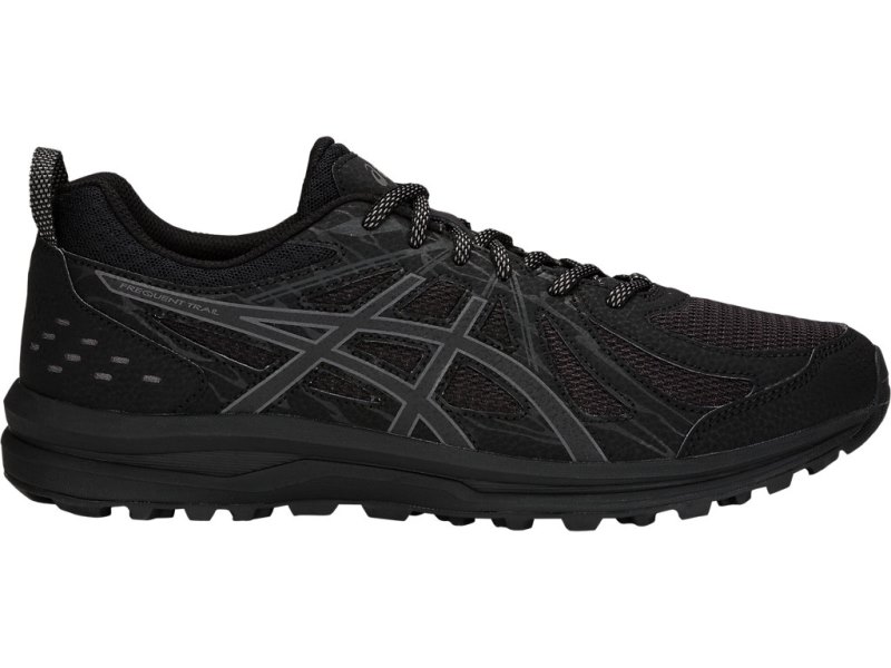 Men\'s Asics Frequent Trail Trail Running Shoes Black/Carbon Canada | CA0464-154