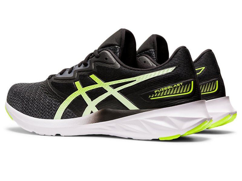 Men's Asics Fuzeblast Running Shoes Carrier Grey/Hazard Green Canada | CA7075-266