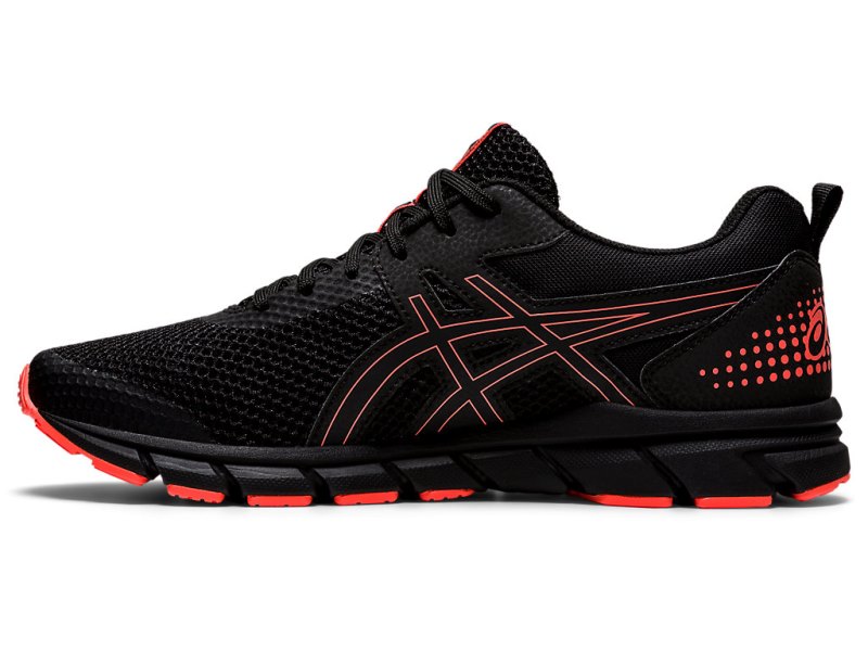 Men's Asics Gel-33 Running Shoes Black/Flash Coral Canada | CA2046-905