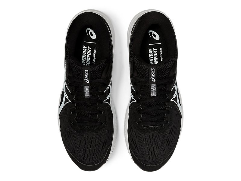 Men's Asics Gel-contend 7 Running Shoes Black/White Canada | CA3947-196