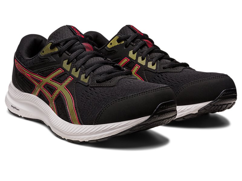 Men's Asics Gel-contend 8 Running Shoes Black/Olive Oil Canada | CA2678-079