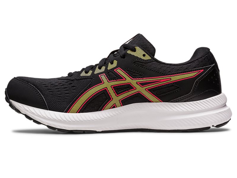 Men's Asics Gel-contend 8 Running Shoes Black/Olive Oil Canada | CA2678-079