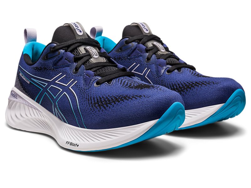 Men's Asics Gel-cumulus 25 Running Shoes Indigo Blue/Island Blue Canada | CA0803-128