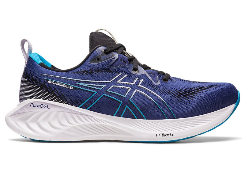 Men\'s Asics Gel-cumulus 25 Running Shoes Indigo Blue/Island Blue Canada | CA0803-128