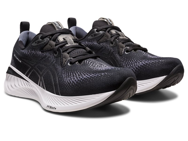 Men's Asics Gel-cumulus 25 Running Shoes Black/Carrier Grey Canada | CA1077-730