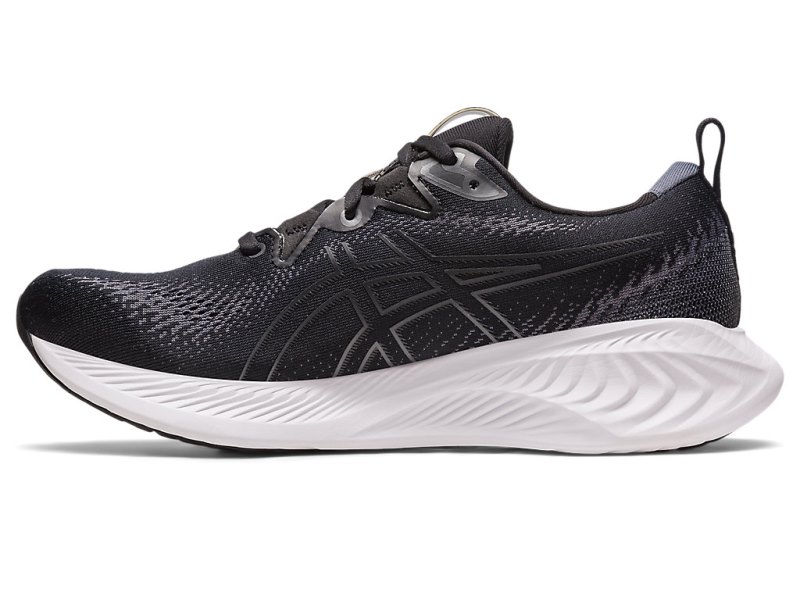 Men's Asics Gel-cumulus 25 Running Shoes Black/Carrier Grey Canada | CA1077-730