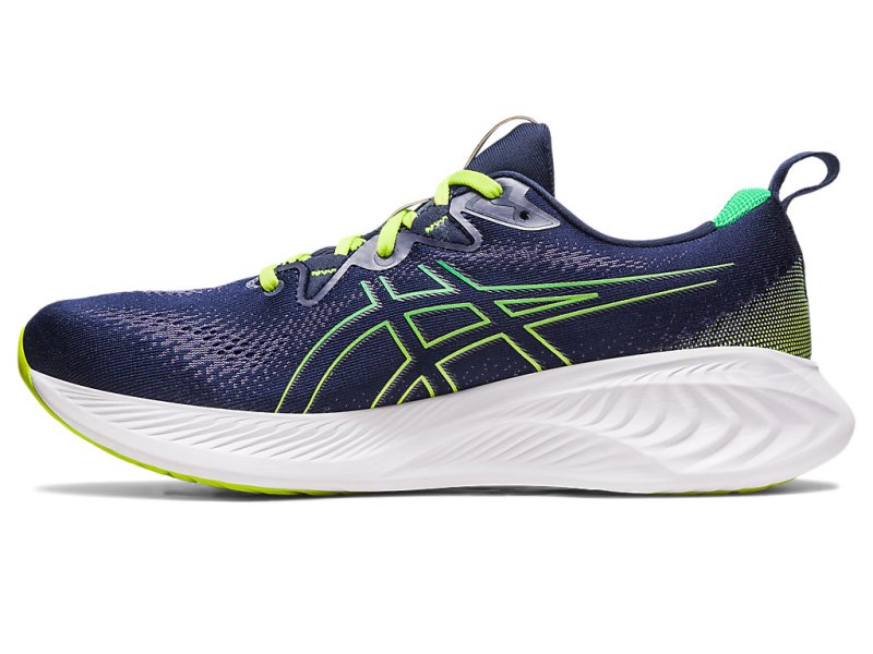 Men's Asics Gel-cumulus 25 Running Shoes Midnight/Cilantro Canada | CA8015-799