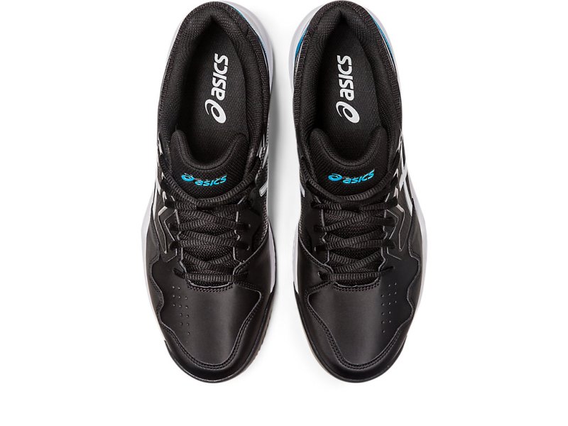 Men's Asics Gel-dedicate 7 Clay Tennis Shoes Black/Island Blue Canada | CA0815-799