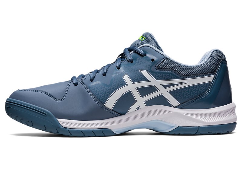 Men's Asics Gel-dedicate 7 Tennis Shoes Steel Blue/White Canada | CA6591-610