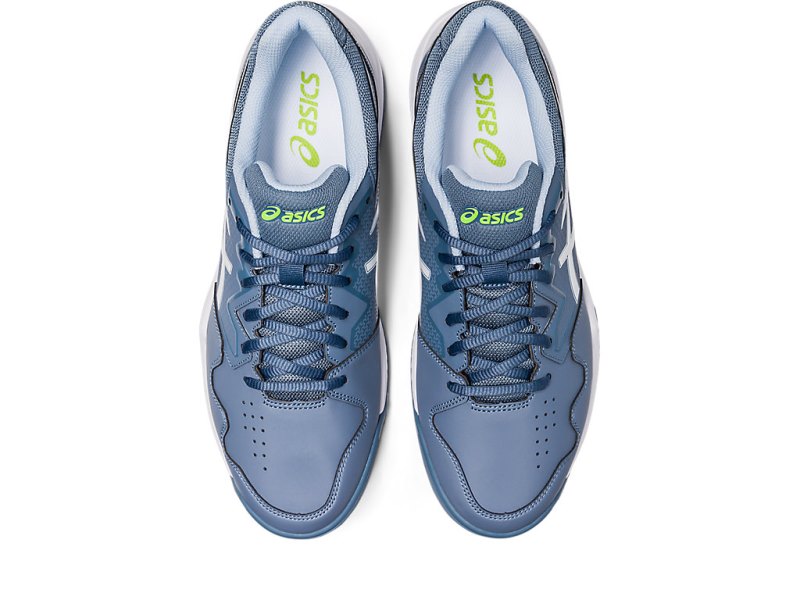 Men's Asics Gel-dedicate 7 Tennis Shoes Steel Blue/White Canada | CA6591-610