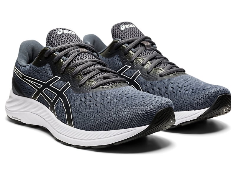 Men's Asics Gel-eXCite 8 Running Shoes Carrier Grey/White Canada | CA4944-091