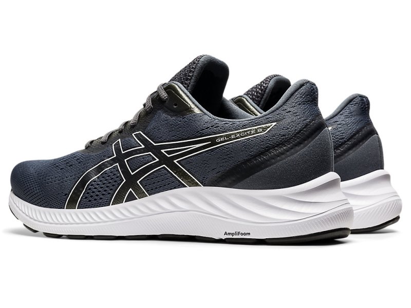 Men's Asics Gel-eXCite 8 Running Shoes Carrier Grey/White Canada | CA4944-091