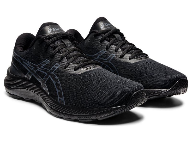 Men's Asics Gel-eXCite 9 Running Shoes Black/Carrier Grey Canada | CA0649-968