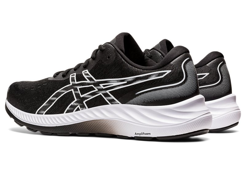 Men's Asics Gel-eXCite 9 Running Shoes Black/White Canada | CA4594-013