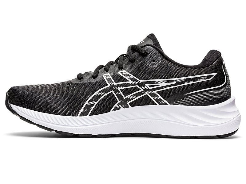 Men's Asics Gel-eXCite 9 Running Shoes Black/White Canada | CA4594-013