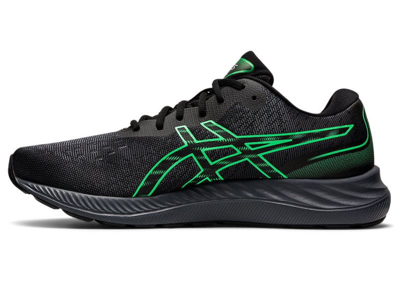 Men's Asics Gel-eXCite 9 Running Shoes Black/New Leaf Canada | CA6218-189