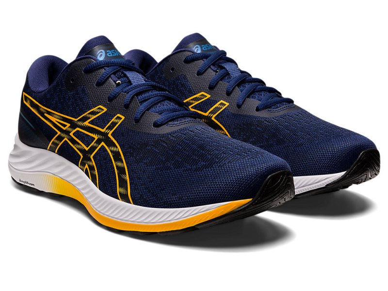 Men's Asics Gel-eXCite 9 Running Shoes Deep Ocean/Amber Canada | CA1491-578